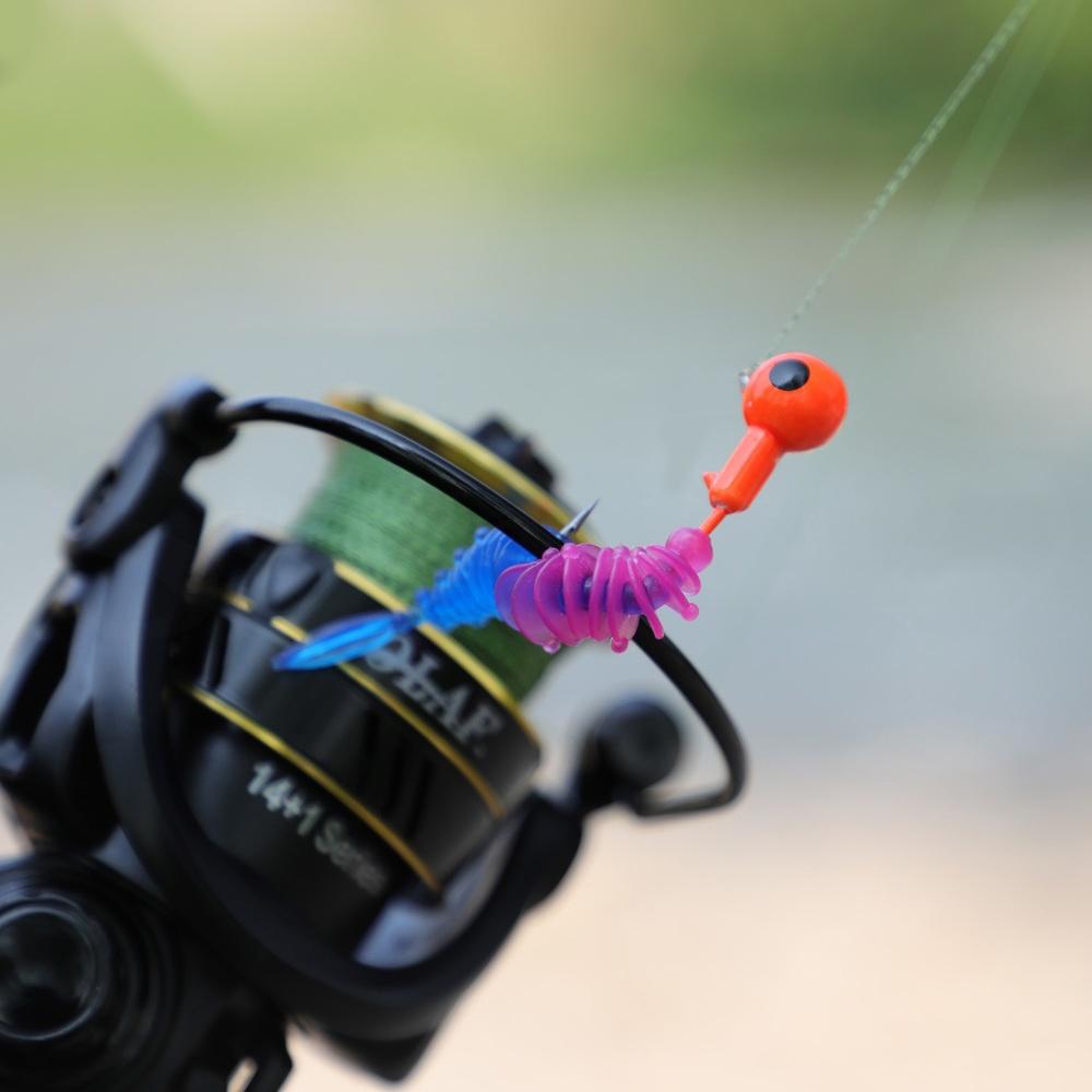 Micro Bionic Threaded Soft Lure Kit: 5.5cm 1.2g High-Sensitivity Silicone Baits, Fresh & Saltwater Fishing Gear, Multi-Color Portable Upgrade, Essential Soft Worms for Lure Fishing.