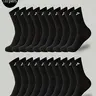 【Black Friday】Men's Moisture-Wicking Breathable Fabric Socks, 10 Pairs, Thick Comfortable Fitness Running Socks, Outdoor Sports Socks