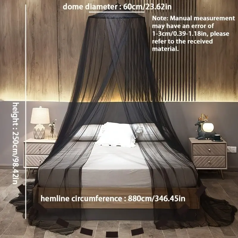 Mosquito Net, Mosquito Proof Net, Bed Netting, Dome Bed Canopy, Glow in the Dark Bed Canopy, Anti Mosquito Bed Canopy, Mosquito Net for Double Bed, Ceiling Mount Mosquito Net Canopy, Hanging Bed Netting, Full Coverage Bed Canopy, Breathable Mesh