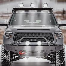 Nilight 2PCS 4Inch Led Pods Round 3370LM Built-in EMC Work Light 90° Flood Beam Angle for Offroad Lights Side Light Rear Back-Up Light for Tractor Truck Motorcycle Boat ATV UTV  dealsforyoudays