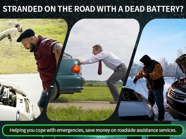 Portable Car Jump Starter 150PSI 32800mAh with Air Compressor, 12V Jump Box Car Battery Jumper, Large LCD Display, Lights Inflator Recharge Portable Car Jump Starter 150PSI 32800mAh with Air Compressor, 12V Jump Box Car Battery Jumper, Large LCD Display, Lights Inflator Recharge