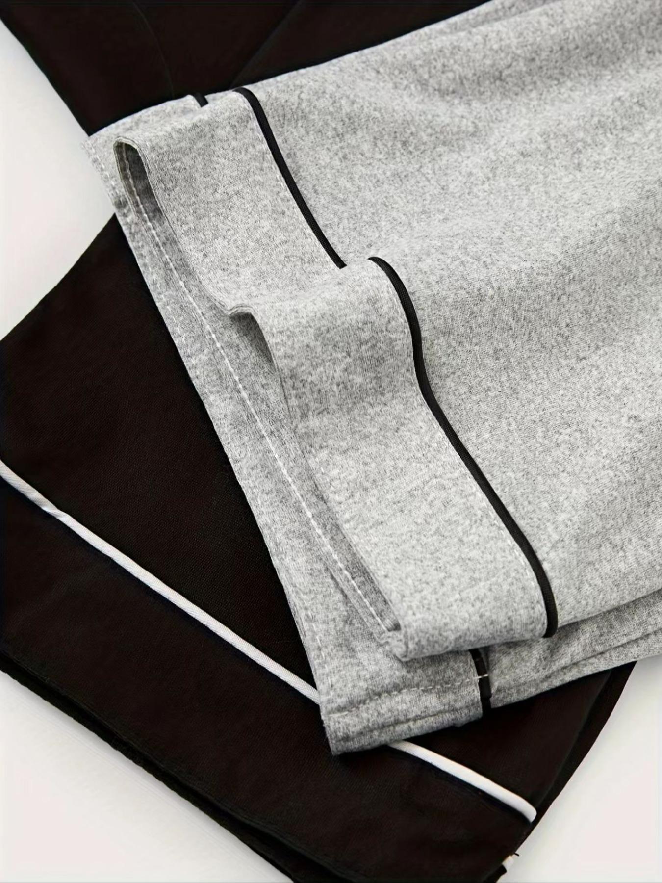 Women's Short Sleeve Lapel Design Top & Long Pants Set, Chest Pocket Detail, Spring & Fall Wear