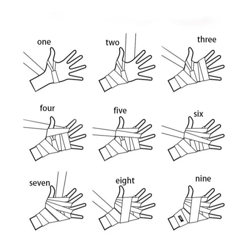 Elastic Boxing Hand Wraps, 1 Pair Boxing Gloves Muay Thai Boxing Hand Wraps, Professional Boxing Accessories for Men & Women, Boxing Training Band, Valentine's Day Gift