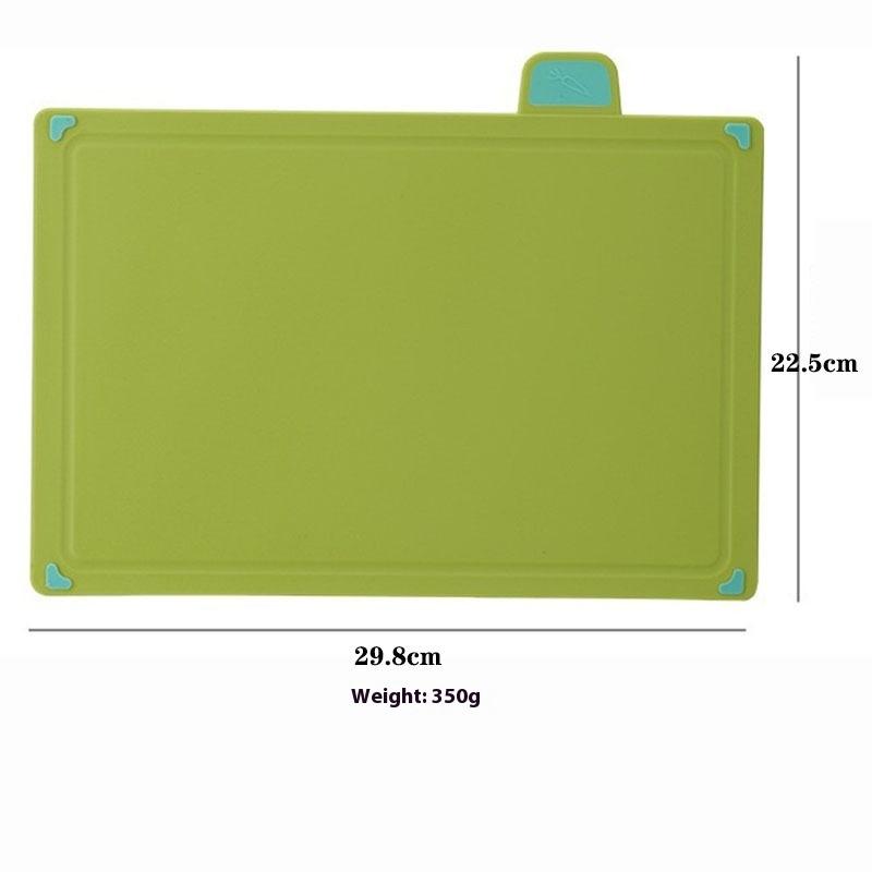 Color Coded PP Plastic Cooking Cutting Board Set Kitchen Multi Functional Chopping Boards for Fruits Vegetables Meat Dishwasher Safe Non Toxic