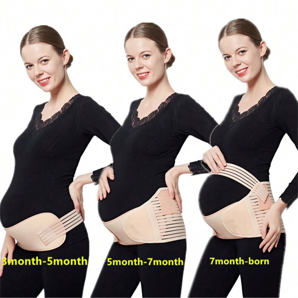 Breathable Adjustable Pregnant Belly Band Waist Support Belt, Plus Size Abdominal Wrap, Comfortable Maternity Belts for Pregnancy