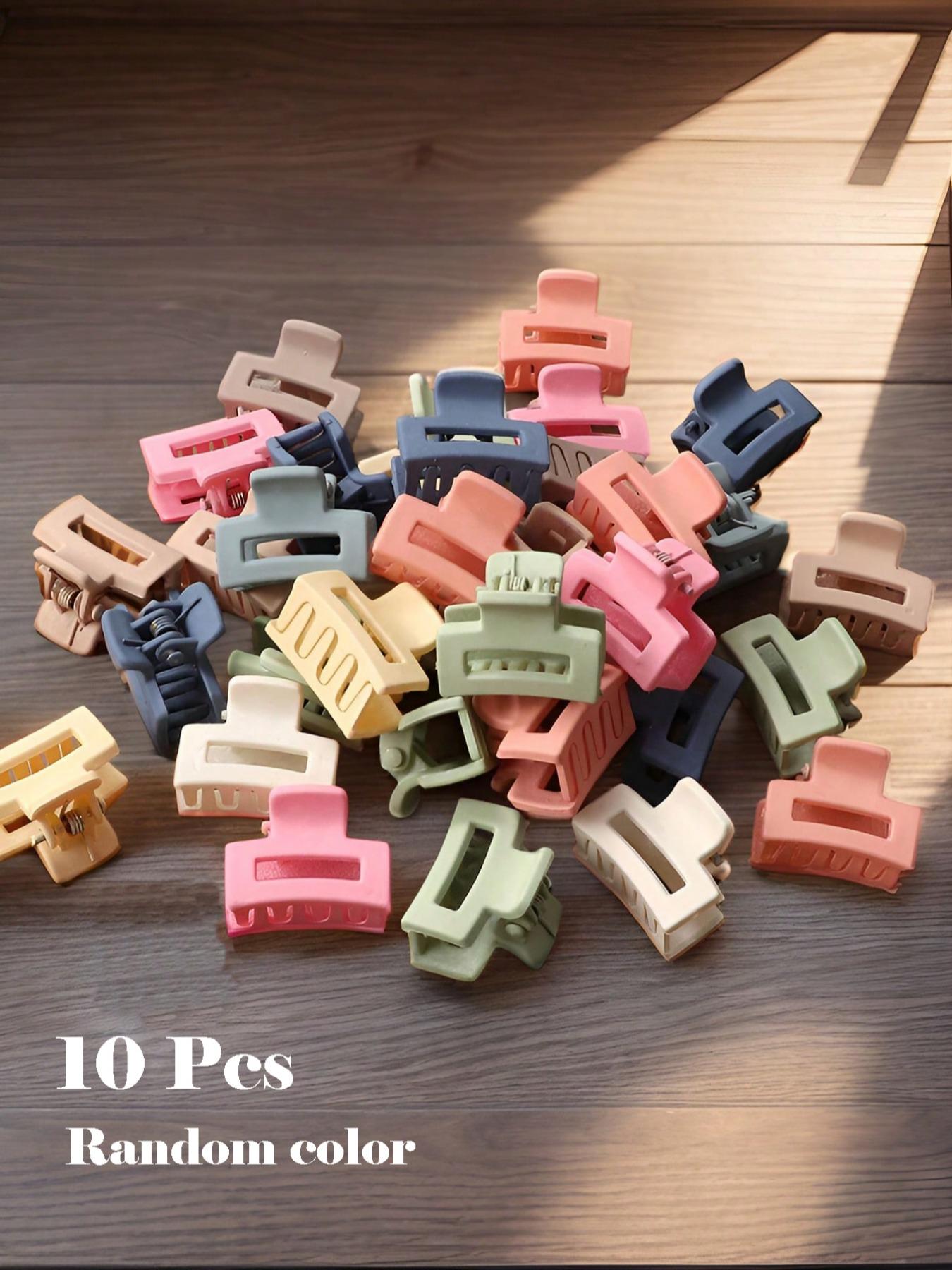 10/20pcs 2.5cm Fashionable Mini, Versatile Bangs Clip, Small Simple Hair Claw Clamp, Retro Vintage Style Hair Jaw Clip Hair Clamps Hair Clutch Hair Catcher Clip, Hair Clip Set, School Stuff, College