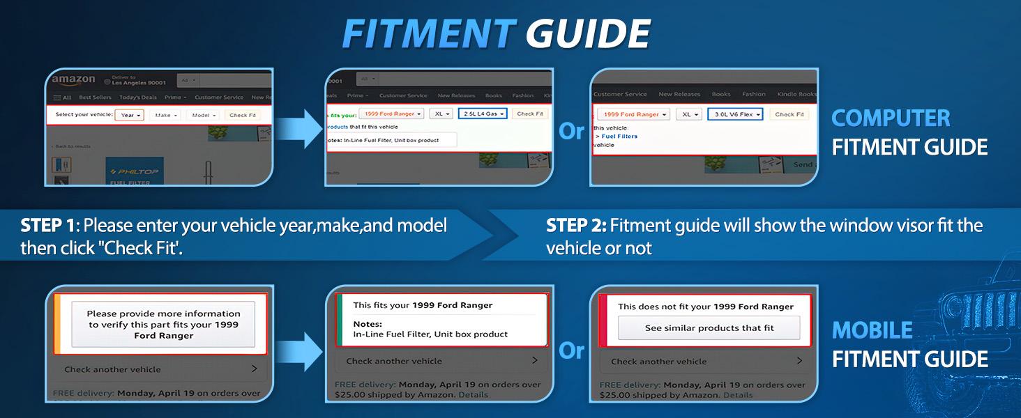 Nilight in Channel Window Deflectors for Chevy Silverado/GMC Sierra 1500 Crew Cab 2014-2018,Silverado/Sierra 2500HD-3500HD Crew Cab 2015-2019 Rain Guards,Vent Window Visors-4pcs Car Truck Vehicle Replacement Automotive