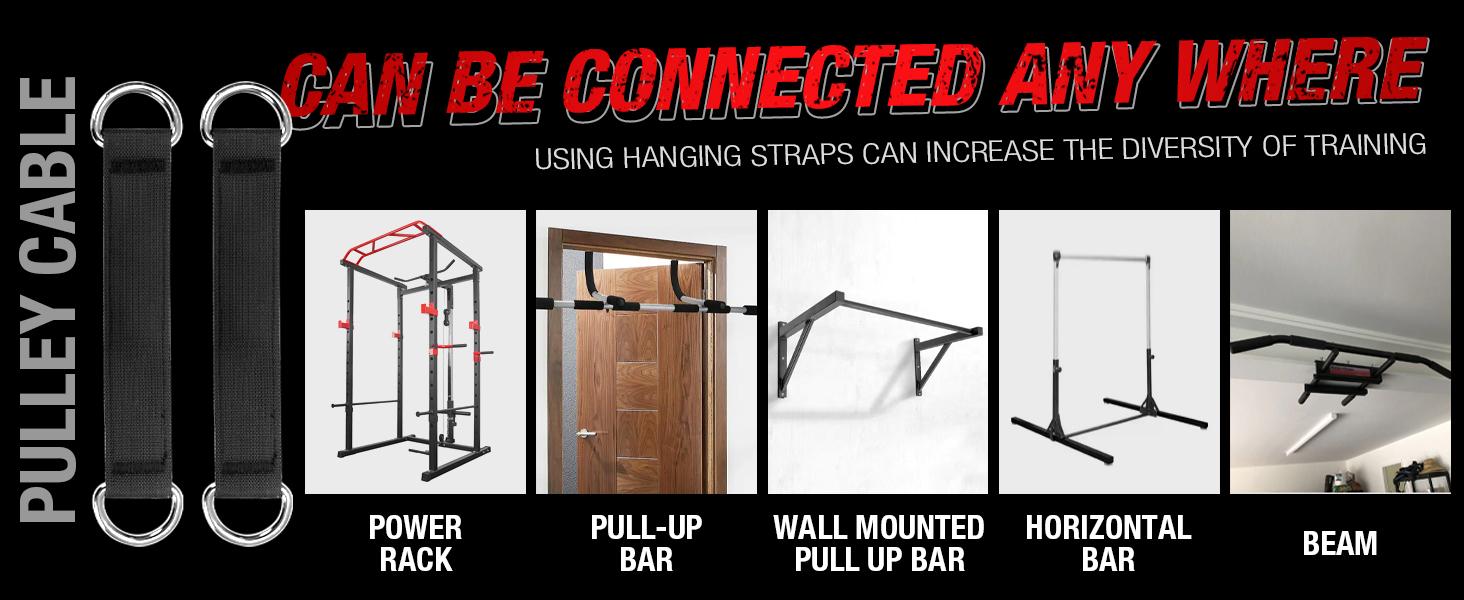 MIKOLO 4.0 Upgraded Weight Cable Pulley System Gym, LAT and Lift Pulley System, Cable Pulley Attachments with Adjustable Length Cable for Full Body Training, Home Gym Pulley System Set, 2025 Version Fitness Equipment Exercise EquipmentMIKOLO