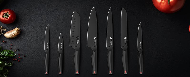 ASETY Knife Set with Block, 15 PCS Kitchen knife Set with Bulti-in Sharpener Block, High Carbon Stainless Steel Sharp Knives Block Set NSF Food Safe Dishwasher Safe Knife for professional kitchen knives Steak meat boning knives mystery box gifts for men ASETY Knife Set with Block, 15 PCS Kitchen knife Set with Bulti-in Sharpener Block, High Carbon Stainless Steel Sharp Knives Block Set NSF Food Safe Dishwasher Safe Knife for professional kitchen knives Steak meat boning knives mystery box gifts for men