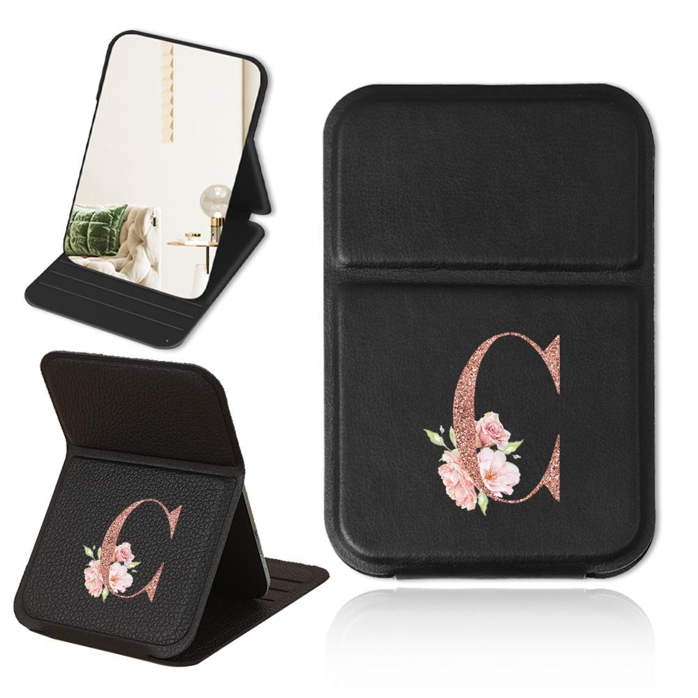 Foldable Durable Desktop Makeup Mirror, Non-Slip Handheld Design, Adjustable HD Cosmetic Tool, Perfect for Travel & Home Use, Travel Hand Mirrors