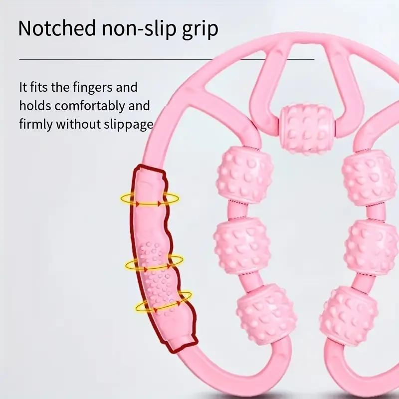 Comfortable Seven-wheel 360 Degree Roller Leg Massager, 1 Piece&nbsp;Manual&nbsp;Muscle Relaxation & Improved Blood Circulation Tool, Manual Massage Tool for Home & Travel