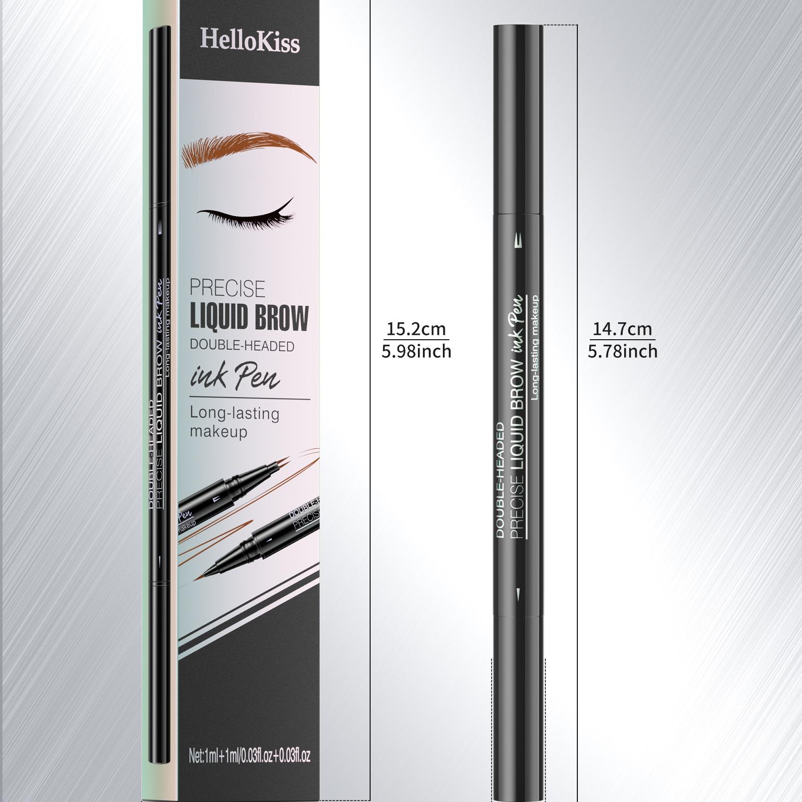 Waterproof Sweat-Proof Smudge-Free Eyebrow Pencil, Liquid Dual-Ended 2-In-1, Long-Lasting Color Lock, Perfect Gift Waterproof Sweat-Proof Smudge-Free Eyebrow Pencil, Liquid Dual-Ended 2-In-1, Long-Lasting Color Lock, Perfect Gift
