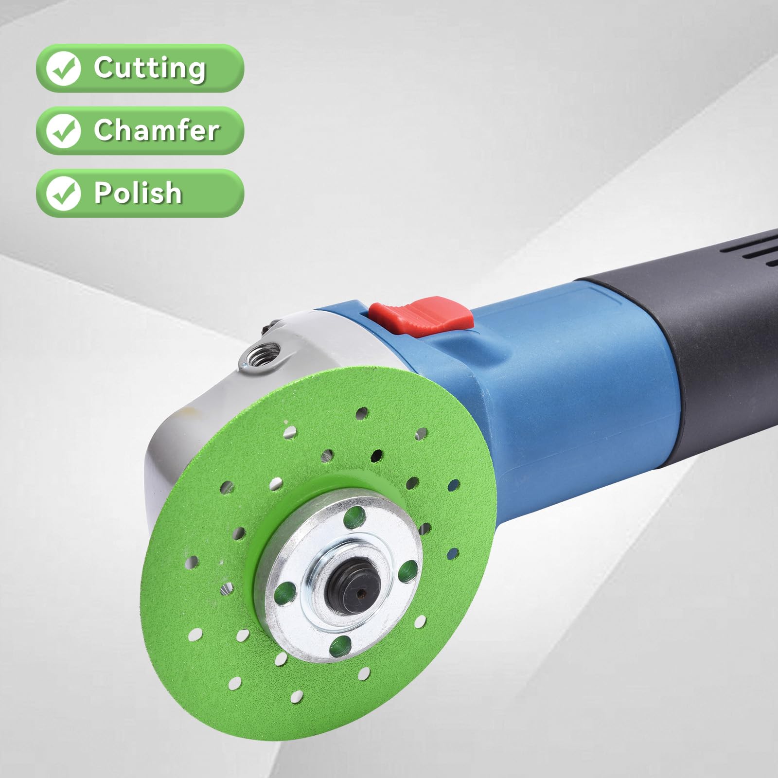 6/3pcs 115mm Diamond Saw Blades, 45 Degree Chamfered Diamond Ultra Thin Saw Blade Multi-Purpose Discs for Cutting and Grinding Tiles, Glass, Stone, Power Tool Accessories. 6/3pcs 115mm Diamond Saw Blades, 45 Degree Chamfered Diamond Ultra Thin Saw Blade Multi-Purpose Discs for Cutting and Grinding Tiles, Glass, Stone, Power Tool Accessories.