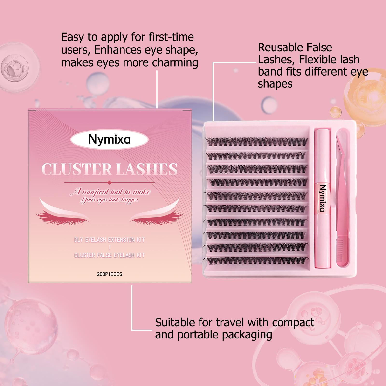 Nymixa Segmented Lash Set | Super Natural, Comfortable & Perfect for Everyday