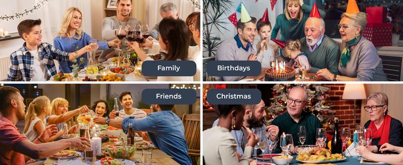 Pukomc 2-in-1 Electric Grill: Reversible non-stick grill/griddle, adjustable temp, detachable & dishwasher-safe. 1500W, stainless steel, drip tray, separate temp control.