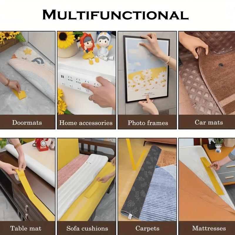 Super Strong Adhesive Fiberglass Mesh Double-Sided Tape - Transparent Heavy-Duty Fixing, Invisible Installation for Walls/Glass Seamless Durable Reinforced Backing, Ideal for DIY and Professional Wall Mounting, Item Securing and Bonding