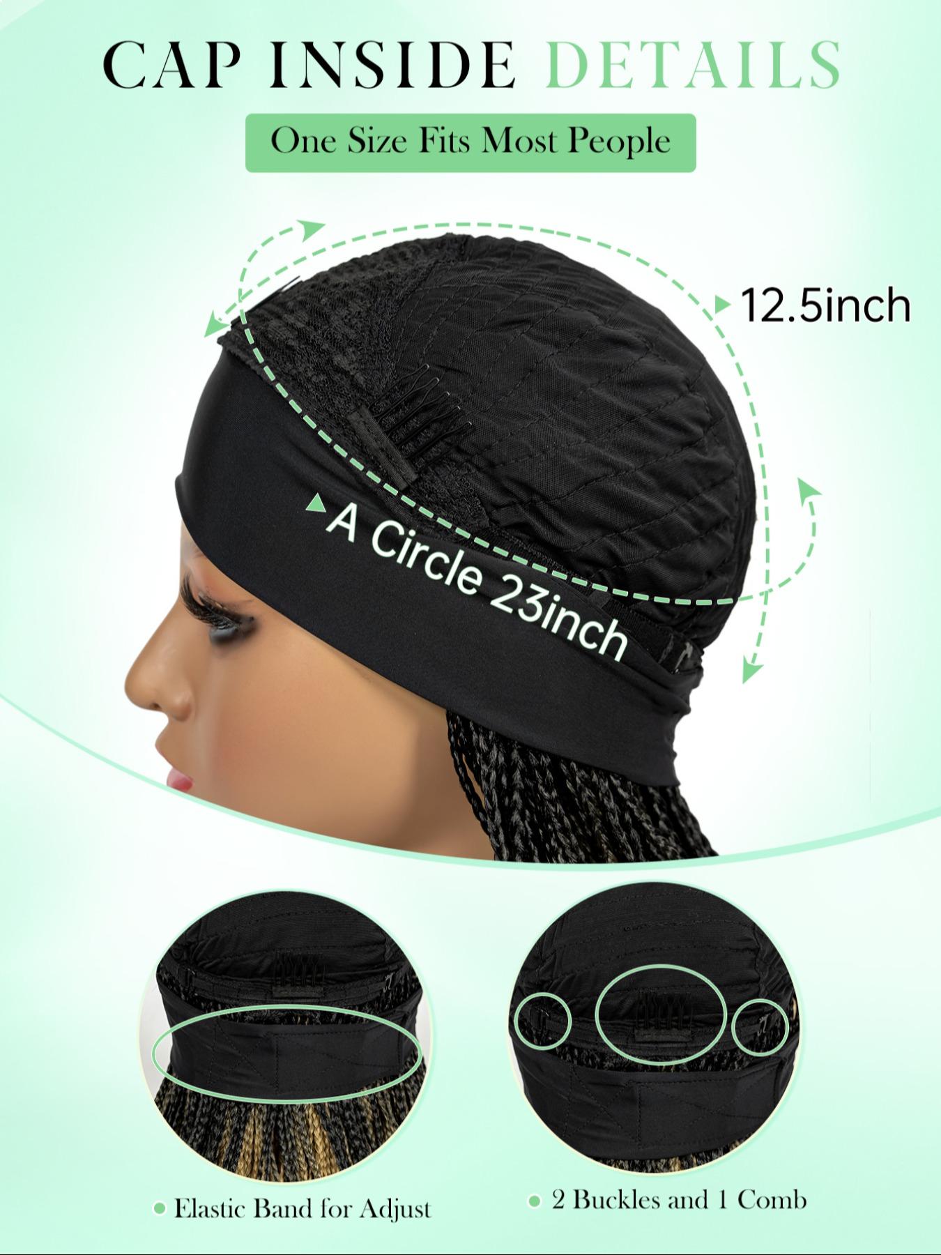 Fashion Ice Silk Braided Wig, Long Fine Cornrow Wave Tail, Easy Wear Daily Use, Stylish Artificial Hair Extension