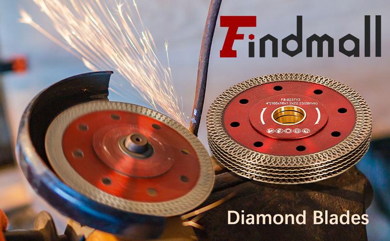 dealsforyoudays Diamond Saw Blade Super Thin Dry Or Wet Ceramic Cutting Discs 2/5 Pack 4/4.5"