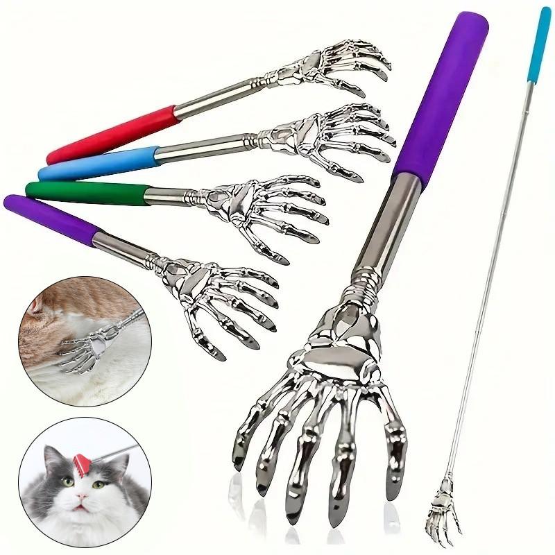 Extendable Back Scratcher, Portable Telescoping Design, Lightweight, Durable Stainless Steel Material, Ideal for Back & Neck Relief, Body Care