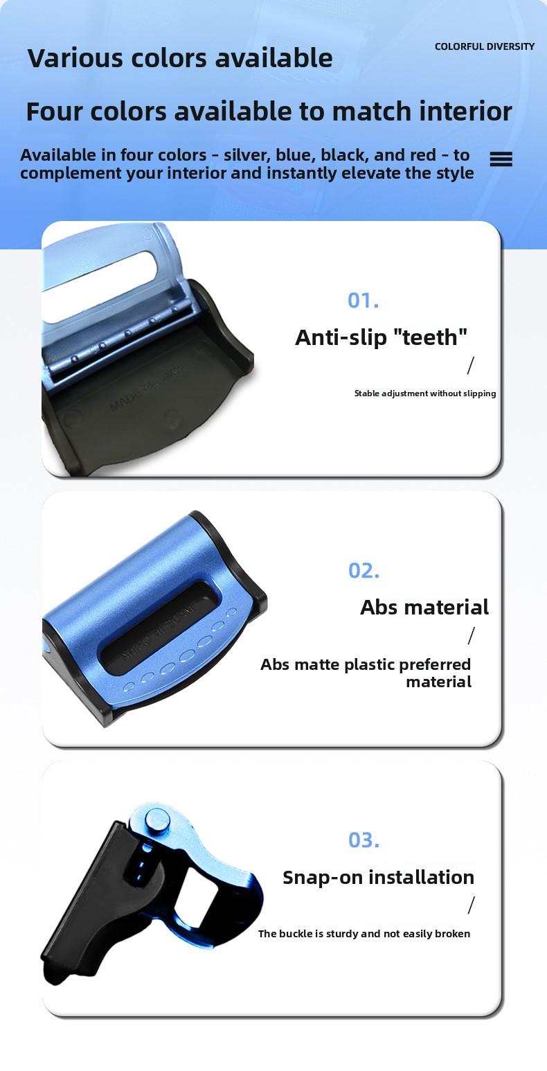 Car Seat Belt Adjuster for Pregnant Women, Practical Safety Belt Holder, Adjustable Tightening Device to Prevent Choking
