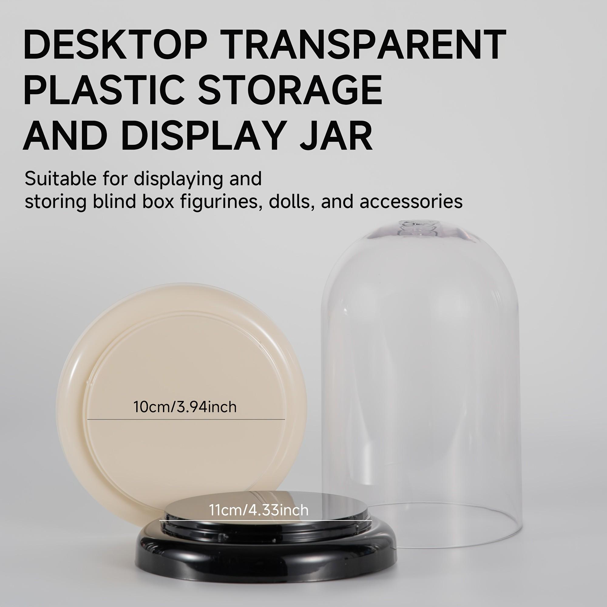 Handheld Display Case, Transparent Plastic Storage Box, Dustproof Waterproof Organizer, Ideal for Collectibles, Collectible Figurines & Decorative Items, Cute Collectible Figurines