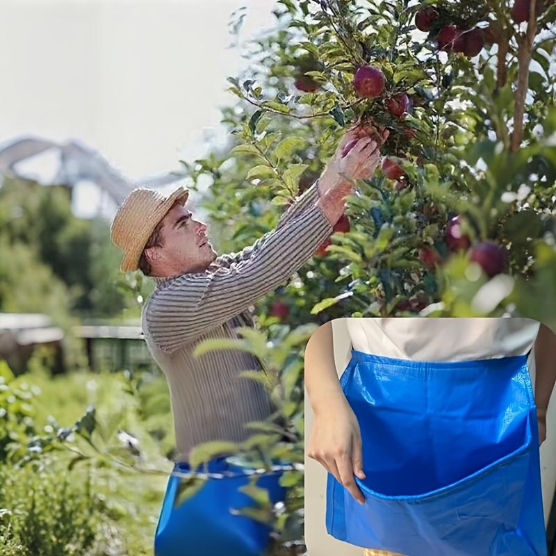 1 piece of heavy-duty large capacity gardening apron - suitable for farmers, horticulture, and agriculture - spacious work area, easy to clean design, durable and sturdy - suitable for planting, harvesting, weeding, and seedling cultivation - compati