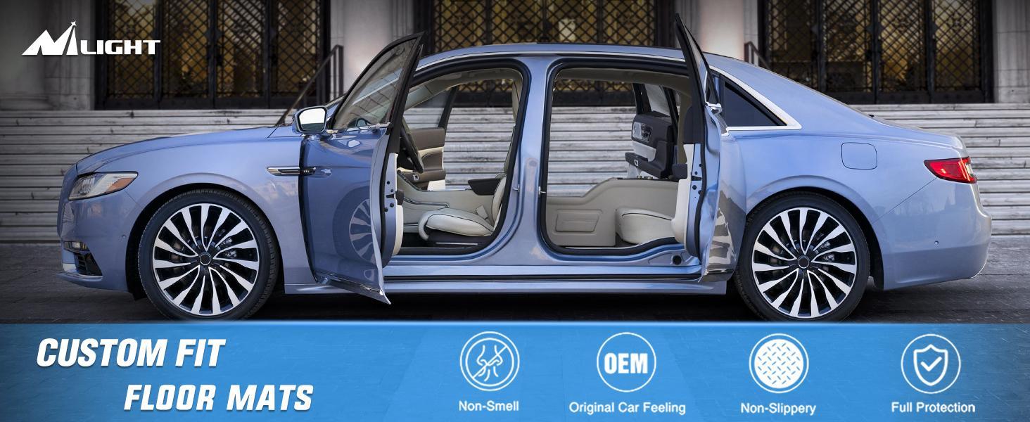 Nilight 2018 2019 2020 2021 2022 2023 2024 Toyota Camry Standard Models FWD TPE Floor Mats