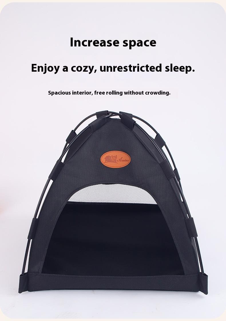Foldable Pet Tent -Indoor Bed With Double-sided Cushion - Pet Tent for Cats ,Puppies, Rabbits, Guinea Pigs, Hedgehogs, and Other Small Animals,Cat House