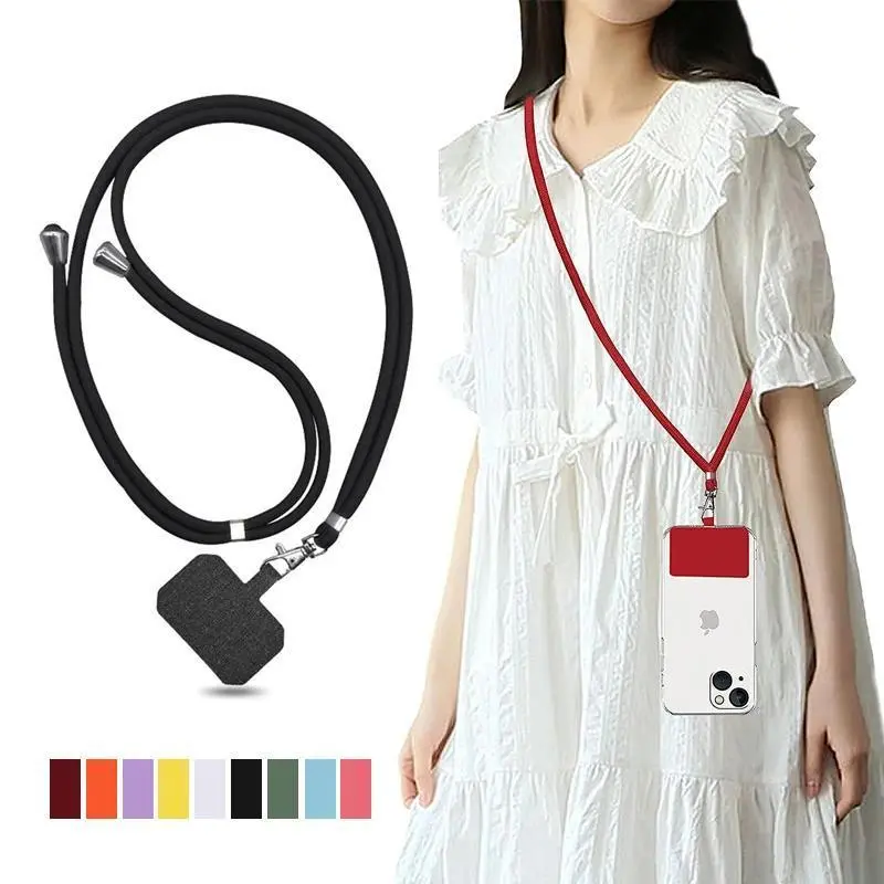 Universal Mobile Phone Lanyard with Adjustable Nylon Neck Strap, Metal Accessories for iPhone 14,13,12 Pro,X,XR,8,7 Plus Hanging Rope, Adjustable Strap, Iphone Series