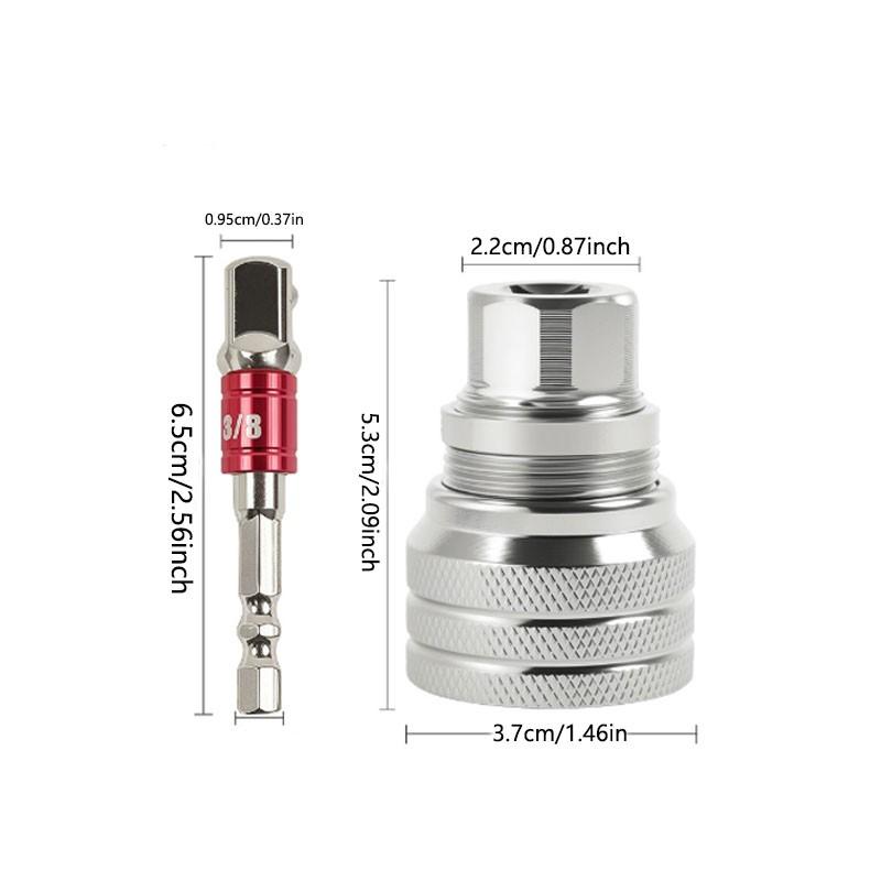 Multi-Function Universal Socket Wrench Tool, Adjustable Universal Socket Wrench, Ratchet Torque Wrench, Power Drill Accessory