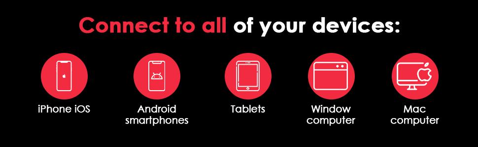 2026 Professional Wireless Lavalier Microphone for iPhone, iPad, Android - 2 Pack Noise Canceling Crystal Clear Recording, Live Streaming