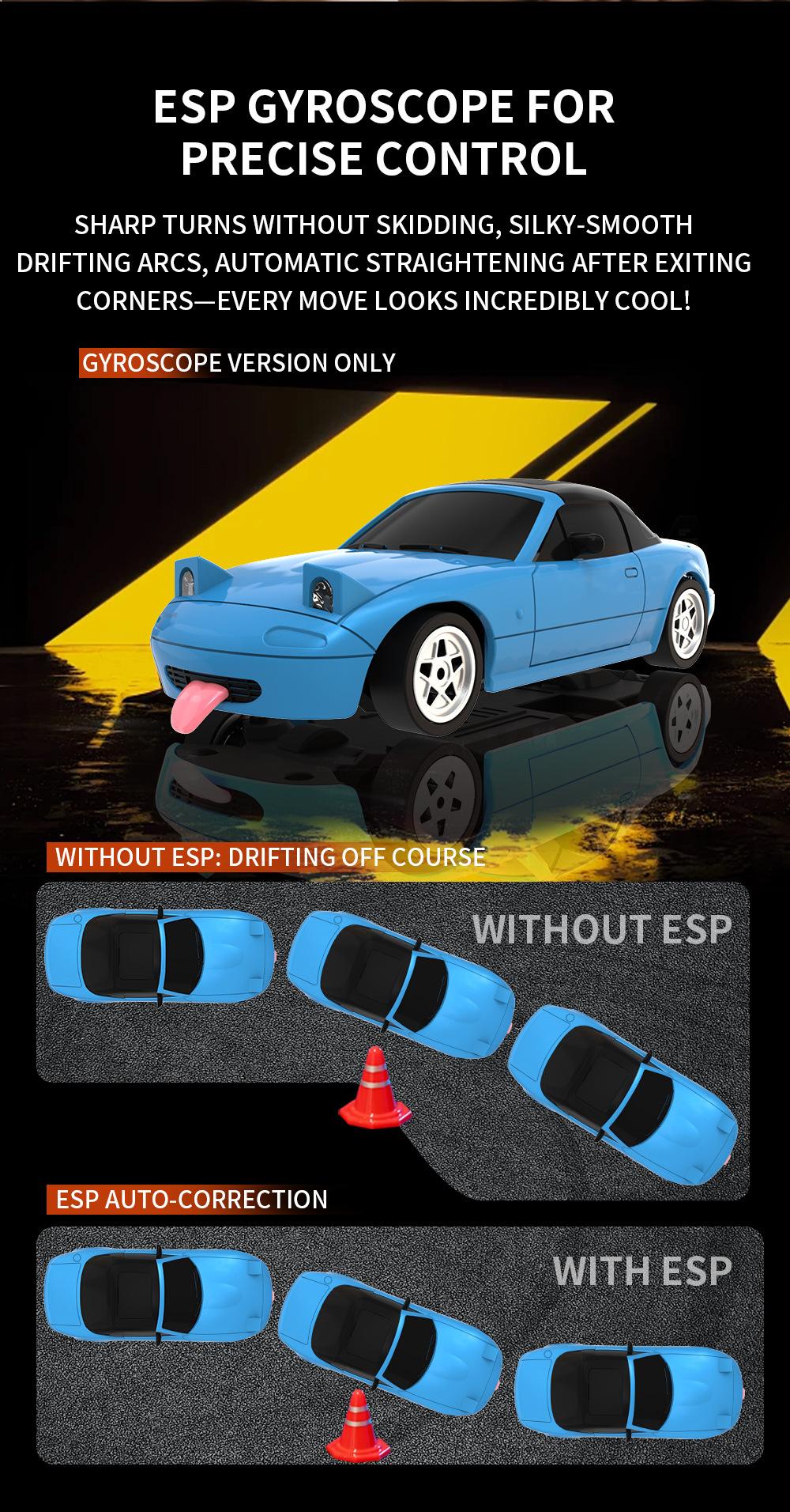 JJRC Mini FPV RC Car with Camera - 1:32 4WD High Speed Drift Racing Car, 2.4G Full Proportional Control, APP Remote Mode, Rechargeable Toy for Boys Kids 8-12 hd