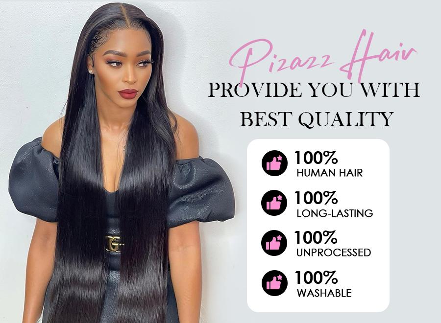 Pizazz Hair 4/27 Highlight Ombre Color 360 Full Lace Frontal Water Wave Glueless Wig With Invisi Drawstring Pre-bleached Knots  Human Hair Wig