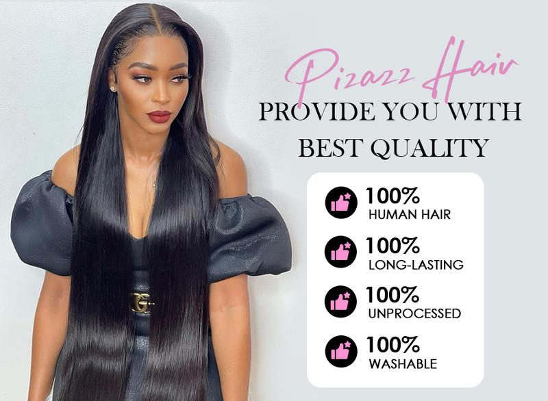 Pizazz Hair 4/27 Highlight Ombre Color 360 Full Lace Frontal Water Wave Glueless Wig With Invisi Drawstring Pre-bleached Knots  Human Hair Wig