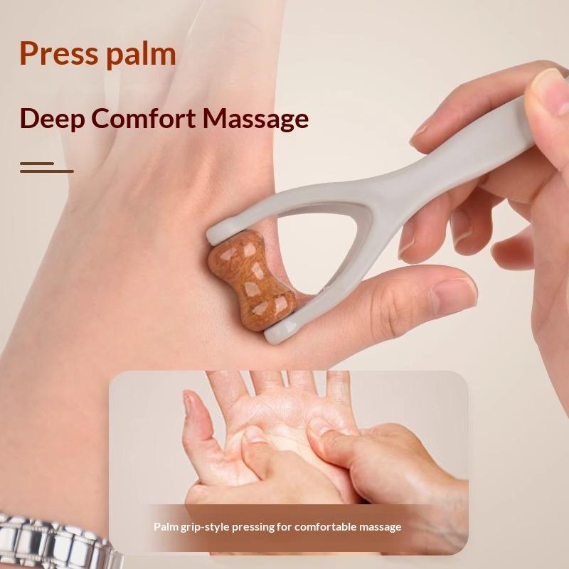 Dual Roller Finger Massager Hand Joint Relaxation, Ergonomic Hand Comfort Tool for Tired Fingers & Typing Stiffness, Refreshing Hand Spa Circulation Roller Device, Wellness Stress Relief Gift for Office Workers