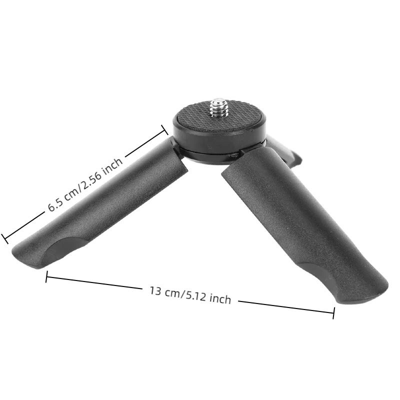 Terebento Portable Mini Tripod 1/4 Inch Interface Accessories for Mobile Phone/dji OSMO action/Gopro/insta360 /yi/SJCAM