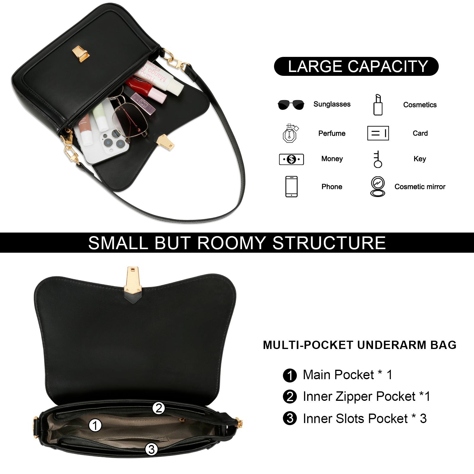 KKXIU Small Shoulder Bag for Women Cute Purses Mini Hobo Handbag Trendy Clutch Purse