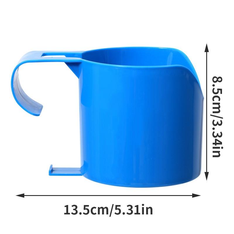 1pc Poolside Cup Holder, Swimming Pool Storage Rack, Beverage Beer Cup Stand, Durable Plastic Material, Perfect for Outdoor Use