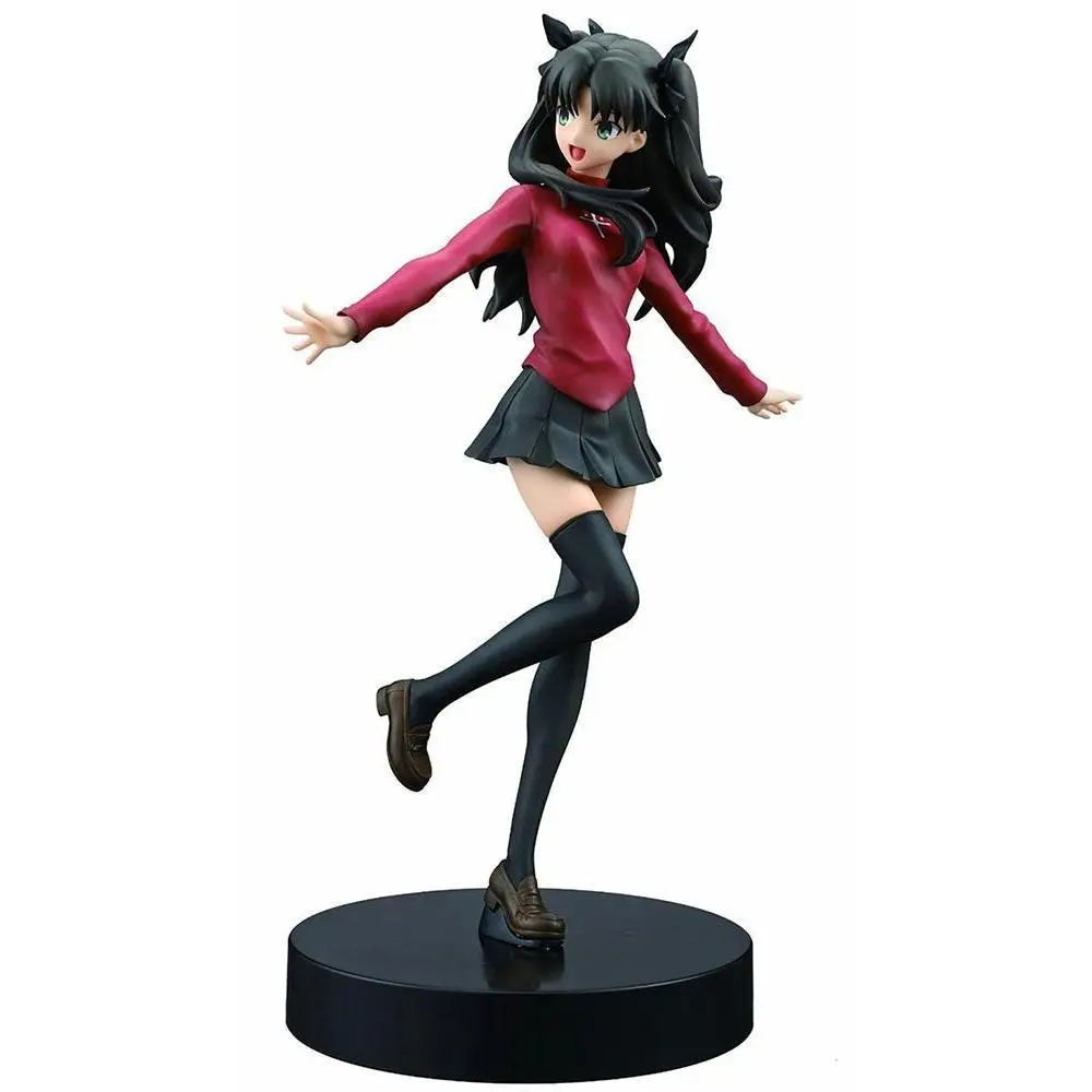 FGO Anime Figure Tohsaka Rin action figures Looking back posture Tohsaka Rin Figurine PVC model Adult ornament Statue gifts 21cm