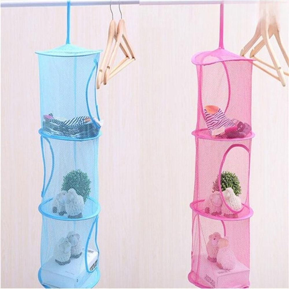 Multi-Layer Wall-Mounted Storage Basket, Foldable Organizer for Closet Bathroom Dorm, Hanging Mesh Shelf, Space-Saving Solution for Clothes Toys, Breathable Visible Door Storage Rack, Home Organization Box.