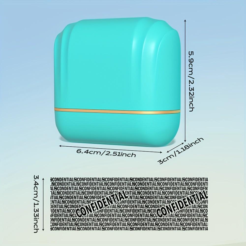 Wide-Format Large Privacy Roller Stamp for Address Covering & Confidential Protection, Essential Security Tool for Documents