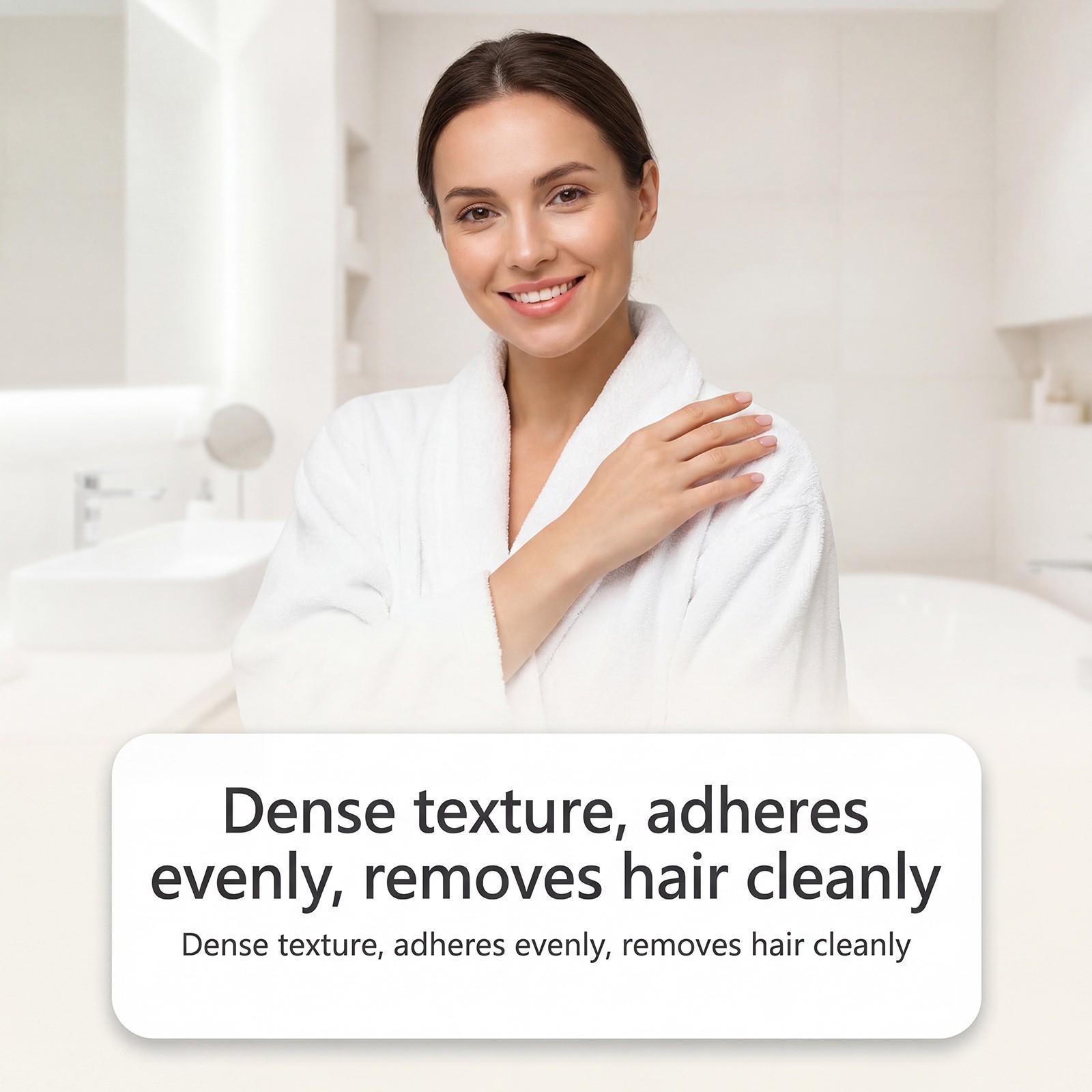 Smooth Body Hair Removal Kit, Gentle Cleansing, Moisturizing, Smooth Skin, Full Body Depilation, Portable Daily Use, Spray 140ML, Cream 100g, Scraper