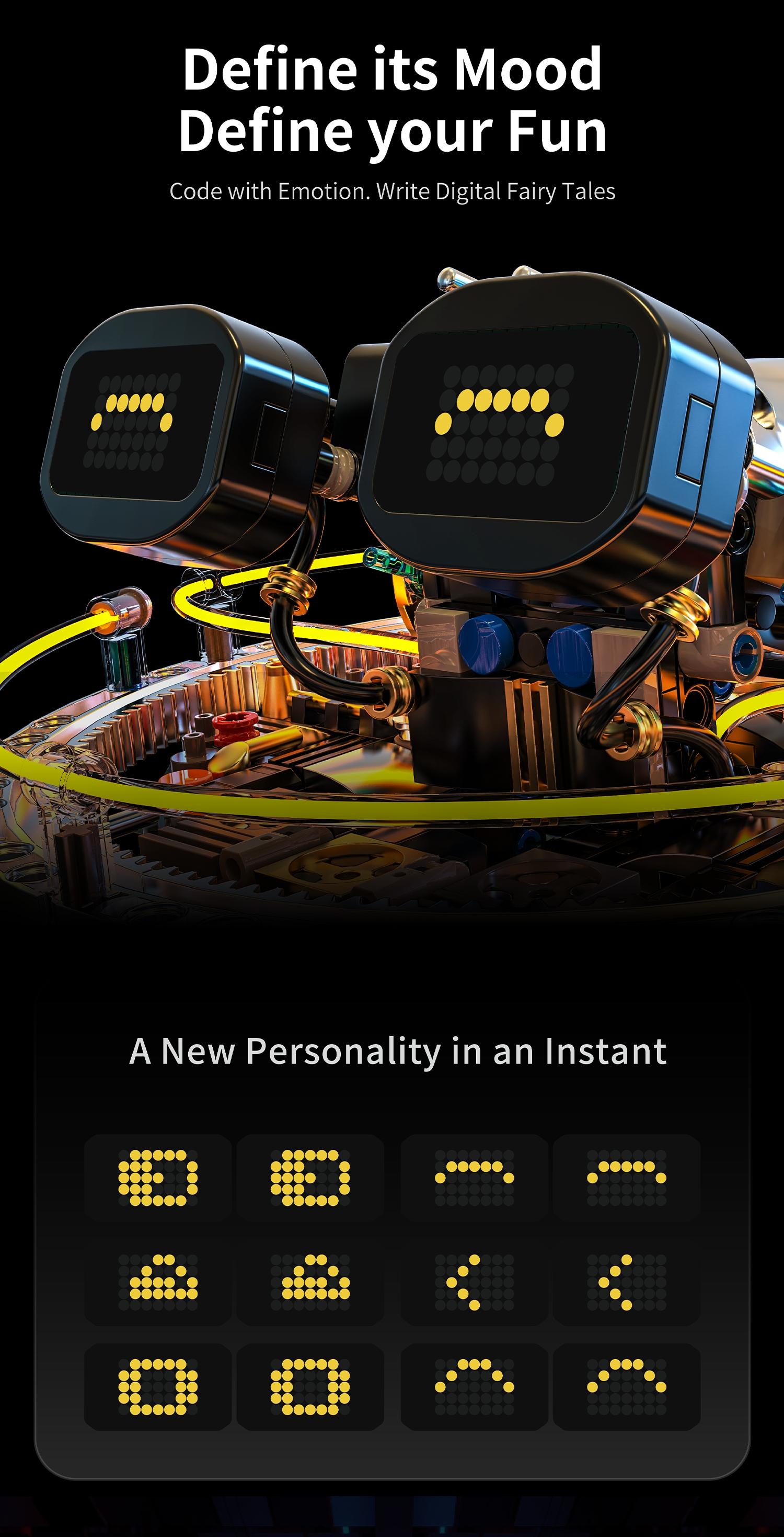 Programmable Sphere Robot RC Kit 804pcs, Stem Education Coding & Assembly Toy, Ideal Gift for Engineers, Architects, Parents