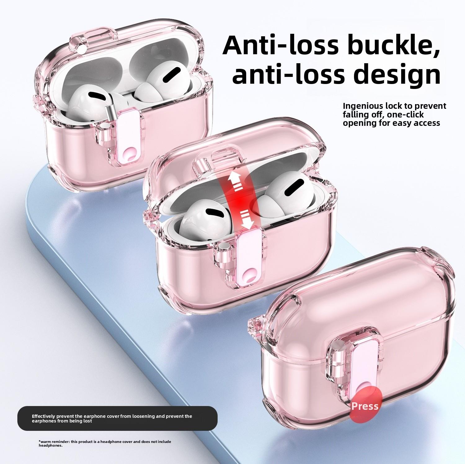 Compatible with Airpodspro3/pro2 Apple protective case, 3rd generation automatic pop-up cover, 4th generation Bluetooth earphone case