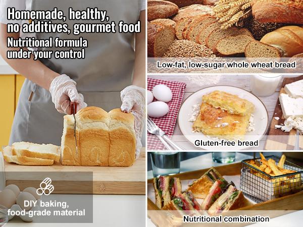 VEVOR Bread Maker, 15-in-1 3LB Dough Machine, Nonstick Ceramic Pan Automatic Breadmaker with Gluten Free Setting, Whole Wheat Bread Making, Digital, Programmable, 3 Loaf Sizes, 3 Crust Colors, White VEVOR Bread Maker, 15-in-1 3LB Dough Machine, Nonstick Ceramic Pan Automatic Breadmaker with Gluten Free Setting, Whole Wheat Bread Making, Digital, Programmable, 3 Loaf Sizes, 3 Crust Colors, White