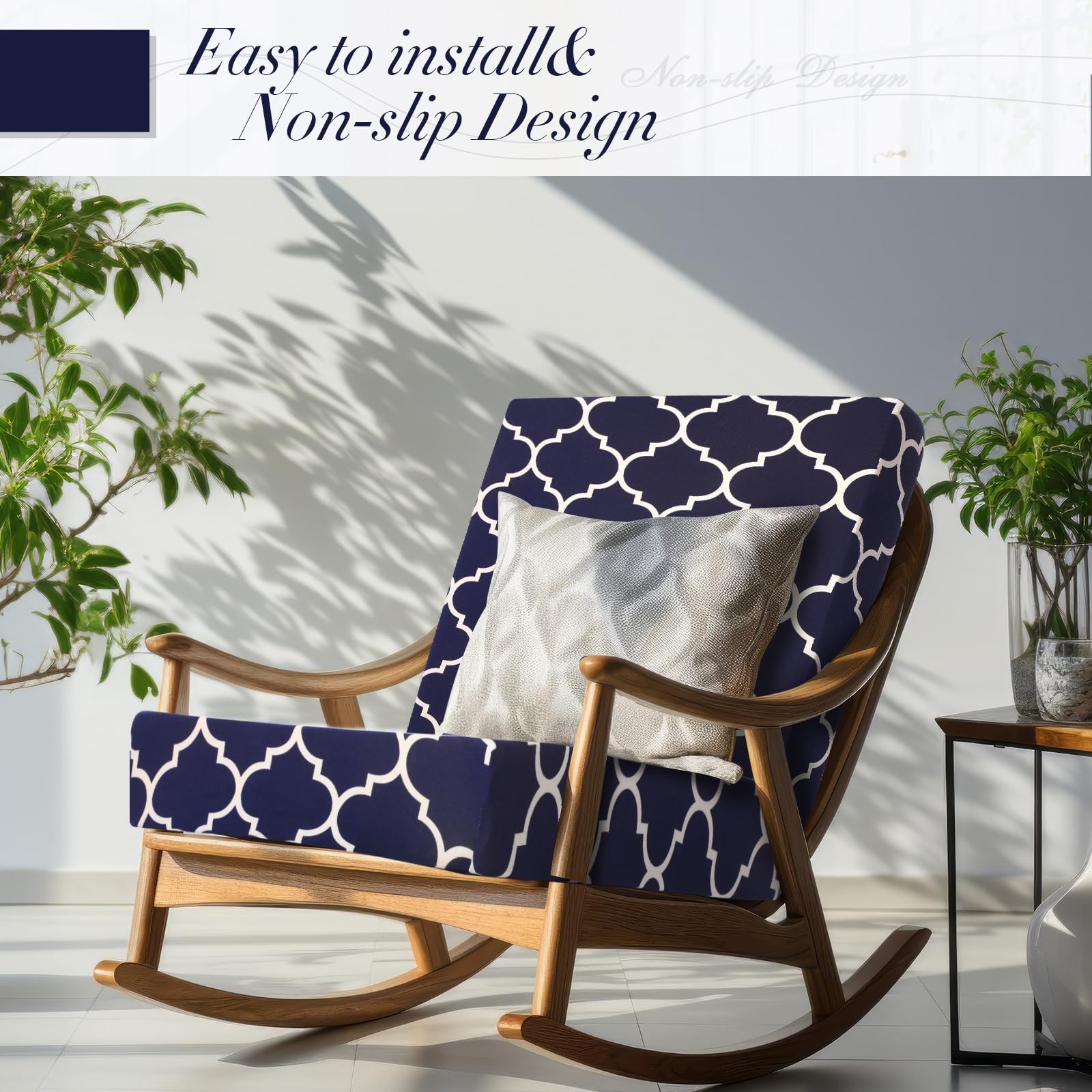 Easter Waterproof Patio Cushion Covers for Outdoor Patio Furniture & Indoor Sofa Cushions, 12/8/4Pcs, Elastic Pet-Friendly Sofa Cover Sofa Slipcover Couch Covers Anti-Slip Sofa Protector Sofa Seat Cover Replacement Sets for Spring Summer Patio Decor