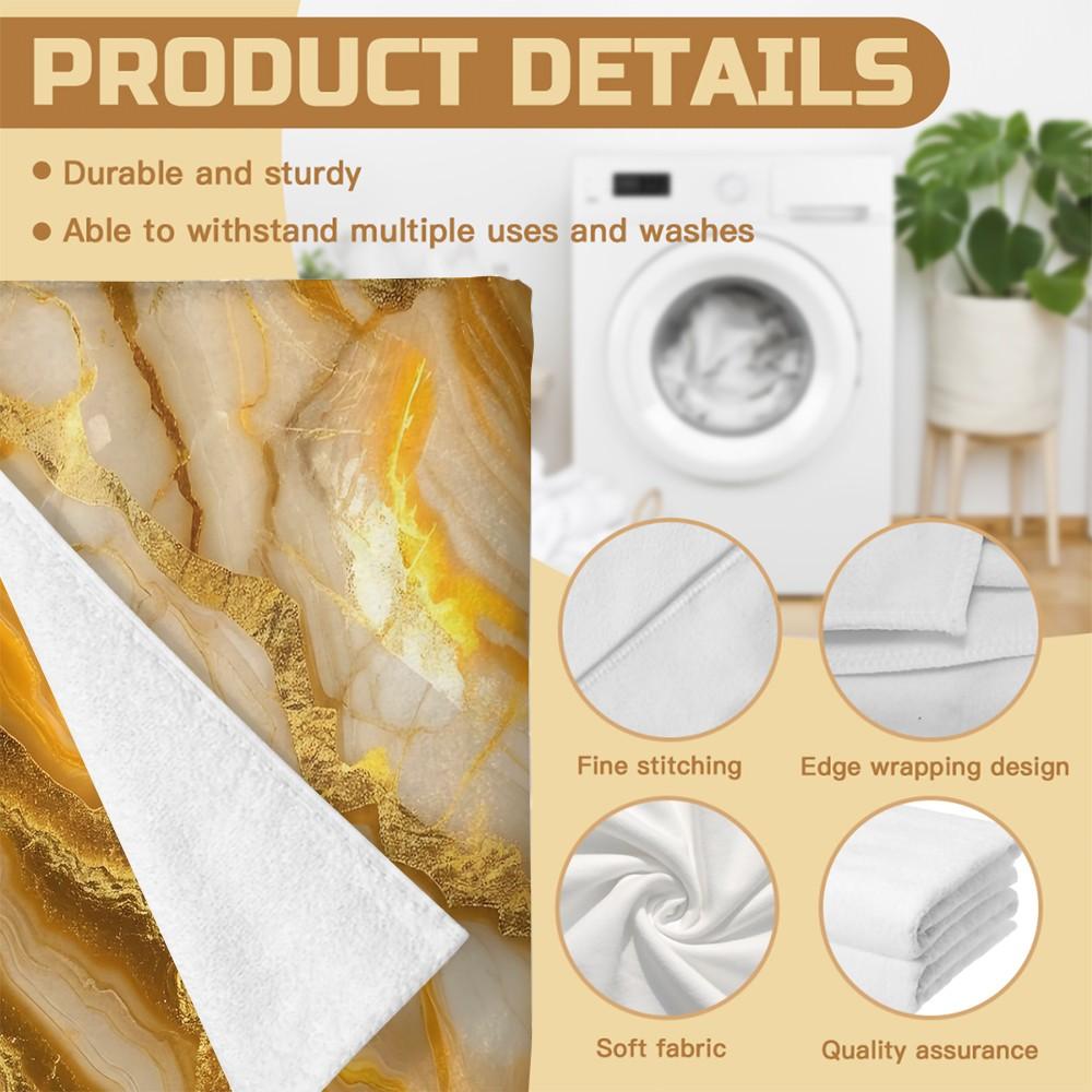 Marble Print Beach Towel, Modern Luxury Camping Towel, Soft and Absorbent Pool Towel, Sandproof and Quick-Dry, Perfect for Fluid Art Enthusiasts for Beach Holidays, Camping and Travel, Ideal Summer Gift for Family and Friends