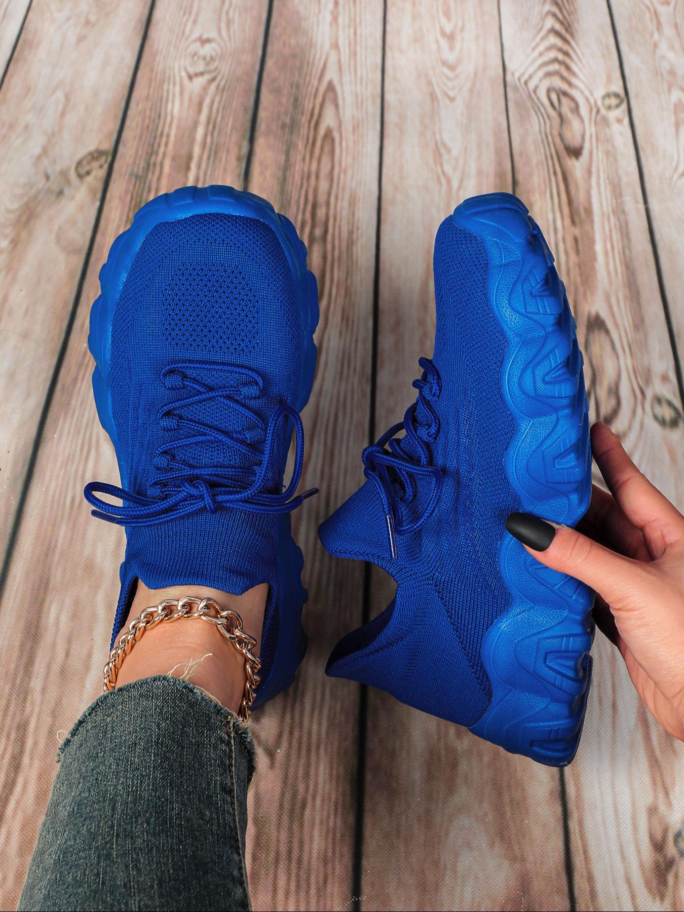 Women's Street Trend Air Sole Low Top Sneakers, Casual Comfortable Breathable Sports Running Shoes, Trendy All-match Chunky Sneakers for Daily Wear