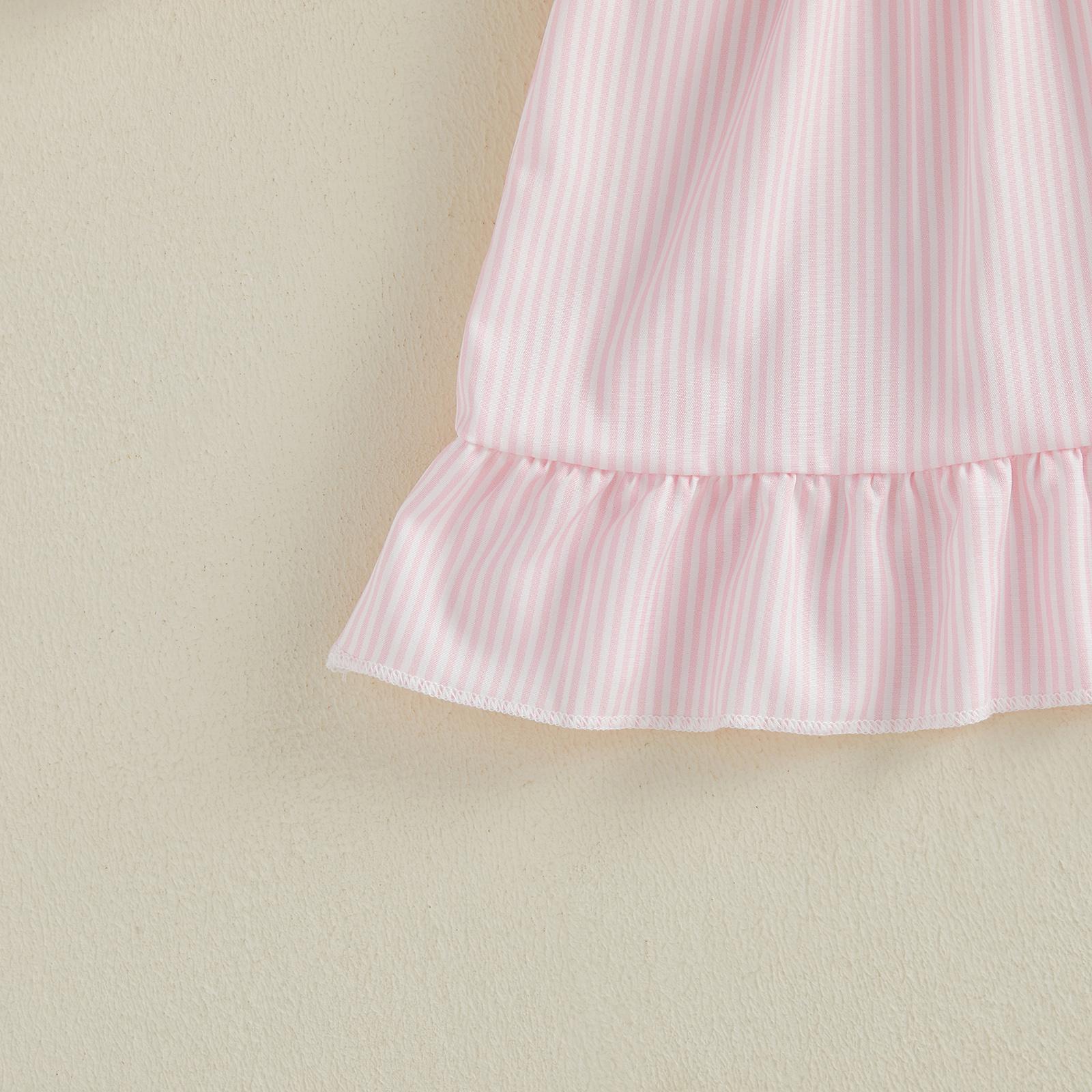 Toddler Baby Girl Outfits Flower Ruffled Trim Sleeveless A Line Dress and Bow Headband 2 Pcs Set Toddler Baby Girl Outfits Flower Ruffled Trim Sleeveless A Line Dress and Bow Headband 2 Pcs Set