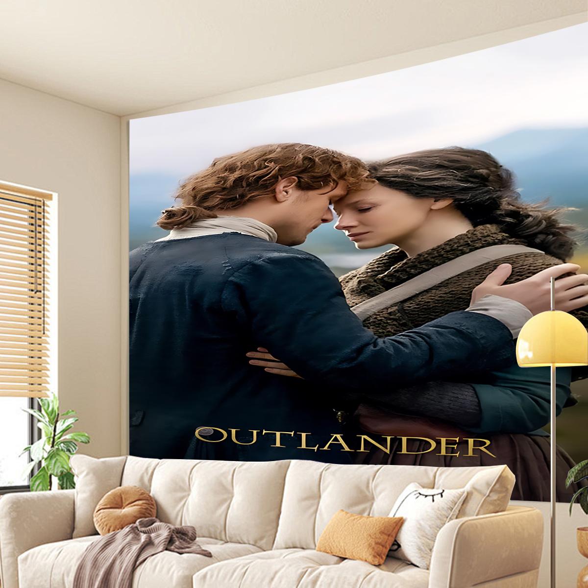 Outlander design  Tapestry, Exquisite Patterns, Soft Fabrics, Perfect for Sofa or Bed Decoration, Comfortable Home Decoration, Bohemian Home Decoration